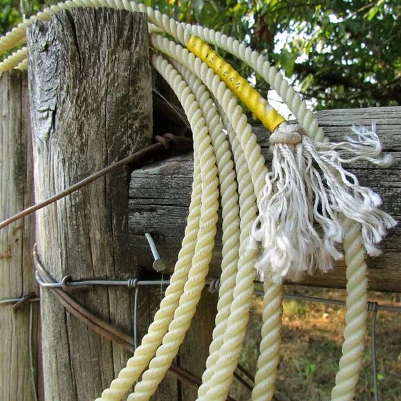 LASSO ROPE, 29 Ft BEGINNER'S POLY by CACTUS ROPES, LARIAT, CALF ROPING PRACTICE - Picture 4 of 6